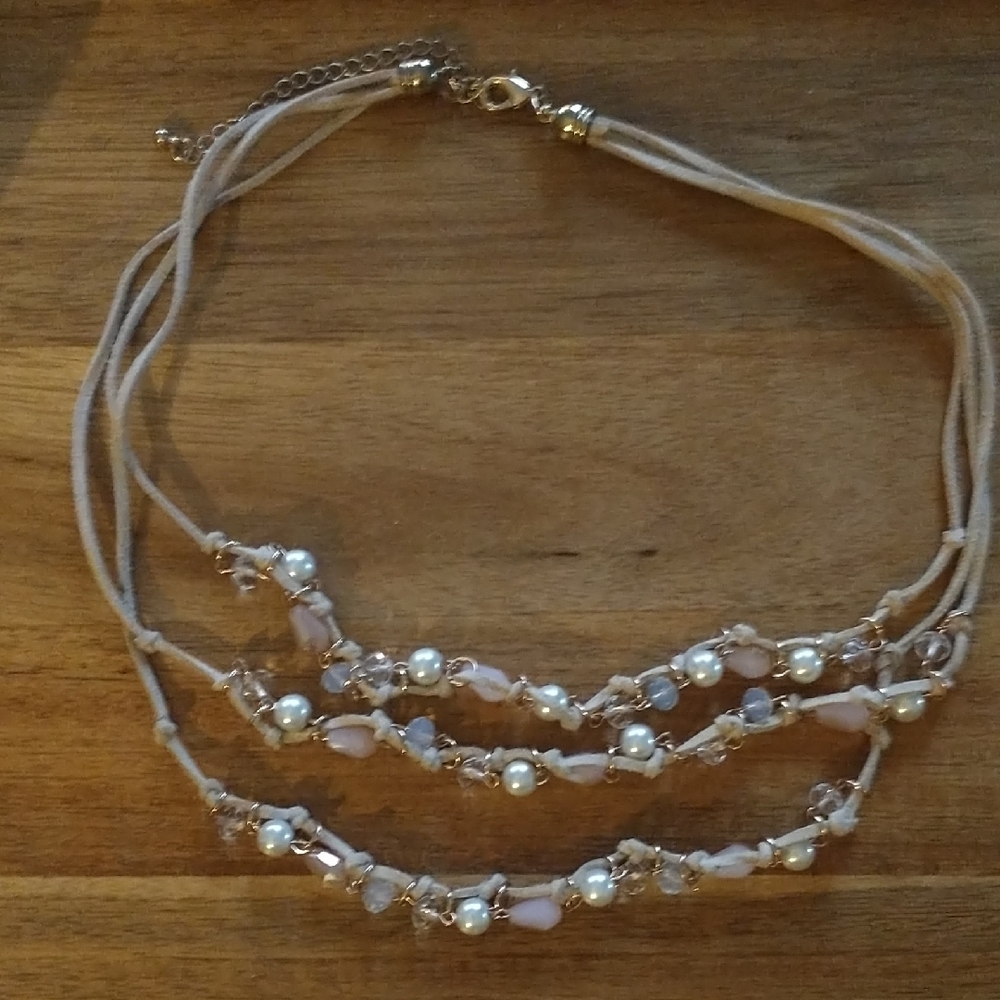 3/$10 Pearl and Bead Necklace